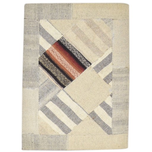 Modern Hand Tufted Wool Beige 2' x 3' Rug