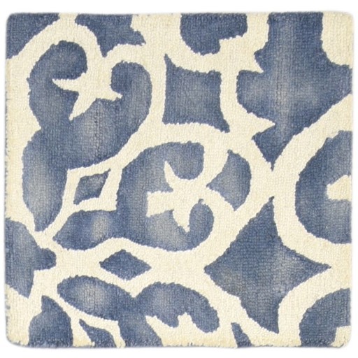 Modern Hand Tufted Wool Grey 2' x 2' Rug