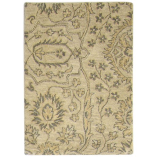 Traditional-Persian/Oriental Hand Tufted Wool Beige 2' x 3' Rug