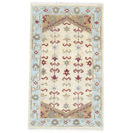 Traditional-Persian/Oriental Hand Knotted Wool Sand 3' x 5' Rug
