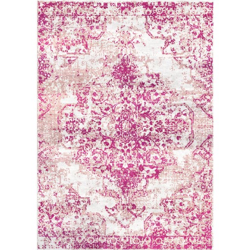 Blush Purple / Wafer Ivory Silken Modern 8x10 Rug