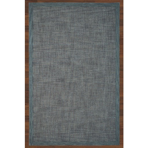 Henley Solid Wool Rug 2042 Brown - Gray - 4' x 6'