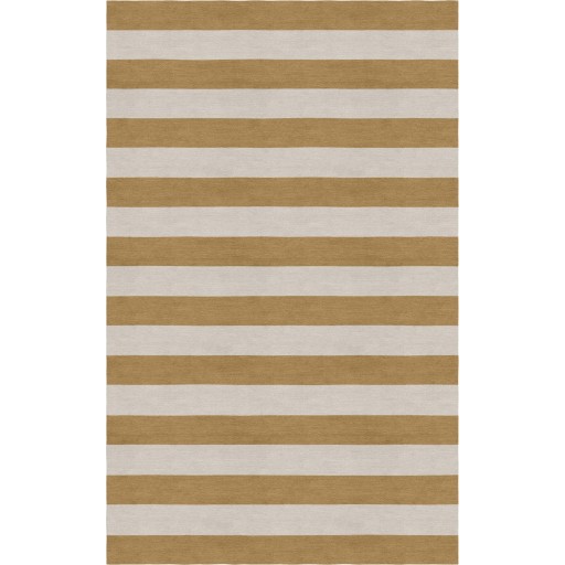 Handmade Silver Camel HSAE12DB05 Stripe Rugs 9'X12'