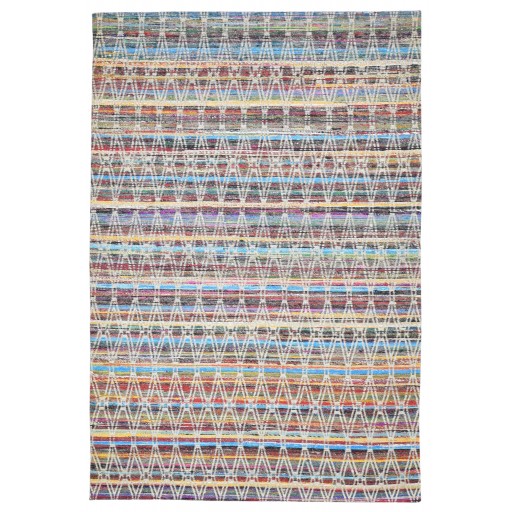 Modern Jacquard Loom Wool / Silk (Silkette) Color 5' x 7' Rug