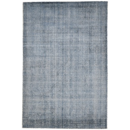 Modern Handloom Wool / Silk (Silkette) Blue 4' x 7' Rug