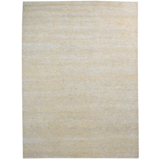 Modern Hand Knotted Wool / Jute Beige 8' x 11' Rug