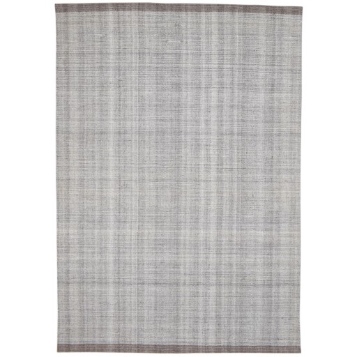 Modern Hand Woven Wool Grey 5' x 7' Rug