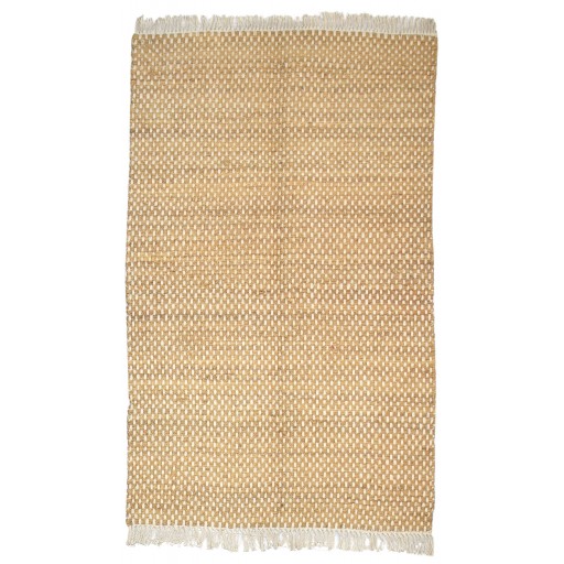 Modern Hand Woven Jute Rust 3' x 5' Rug