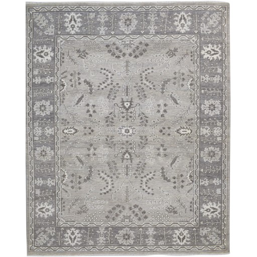 Traditional-Persian/Oriental Hand Knotted Wool Silk Blend Beige 8' x 10' Rug