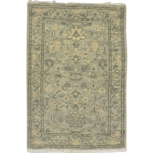 Traditional-Persian/Oriental-Persian/Oriental Hand Knotted Wool Green 2' x 3' Rug