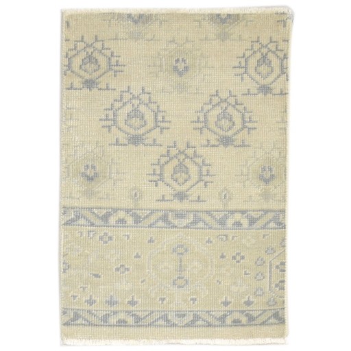 Traditional-Persian/Oriental Hand Knotted Wool Beige 2' x 3' Rug