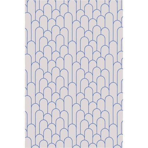 Amelia TS3015 Handmade Beige / Cobalt Blue Rug