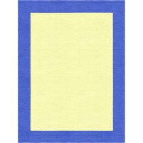 Henley Hand-Tufted Persian Blue Yellow HENBORYGPRB Border Rug 8' X 10'