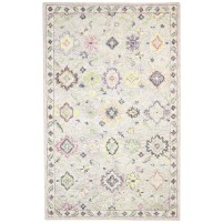 Traditional-Persian/Oriental Hand Tufted Wool Beige 5' x 8' Rug