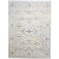 Traditional-Persian/Oriental Hand Knotted Wool Sand 8' x 11' Rug