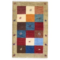 Traditional-Persian/Oriental Hand Knotted Wool Colorful 3' x 5' Rug