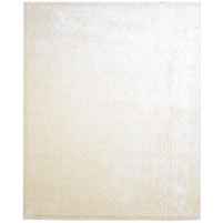 Modern Handloom Silk Cream 8' x 10' Rug