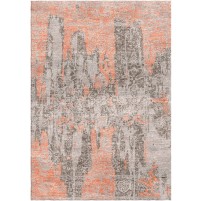 Zorba Brown / Antique Brass Silken Modern 6x9 Rug