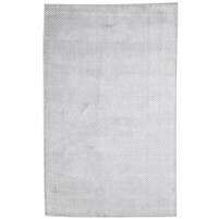 Modern Handloom Silk Grey 5' x 8' Rug