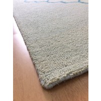 Handmade Wool Modern Blue 5x8 lt1417 Area Rug