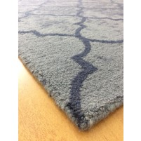 Handmade Wool Modern Gray 5x8 lt1531 Area Rug