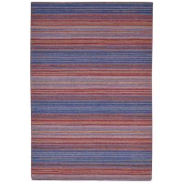 Modern Handloom Wool Multi Color 4' x 6' Rug