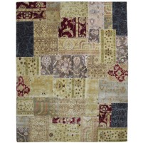 Traditional-Persian/Oriental Hand Knotted Wool Multi Color 8' x 10' Rug