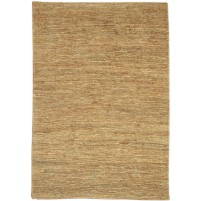 Modern Hand Knotted Jute Beige 3' x 4' Rug