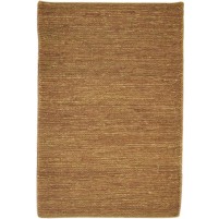 Modern Hand Knotted Jute Gold 2' x 3' Rug