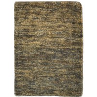 Modern Hand Knotted Jute Charcoal 2' x 3' Rug