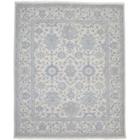 Traditional-Persian/Oriental Hand Knotted Wool Ivory 8' x 10' Rug