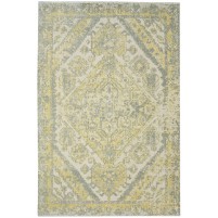 Traditional-Persian/Oriental Hand Knotted Wool Gold 6' x 9' Rug