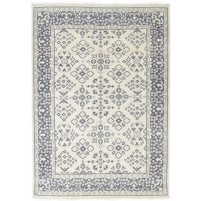 Traditional-Persian/Oriental Hand Knotted Wool Ivory 5' x 7' Rug