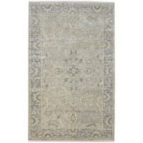 Traditional-Persian/Oriental Hand Knotted Wool Beige 5' x 8' Rug