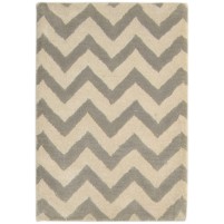 Modern Hand Tufted Wool Ivory 2' x 3' Rug