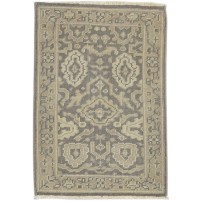 Traditional-Persian/Oriental Hand Knotted Wool Brown 2' x 3' Rug