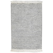 Modern Hand Woven Wool / Nylon Blend Grey 2' x 3' Rug