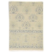 Traditional-Persian/Oriental Hand Knotted Wool Beige 2' x 3' Rug