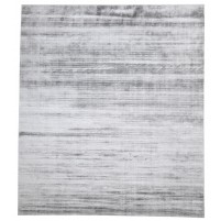 Modern Handloom Silk (Silkette) Grey 8' x 9' Rug