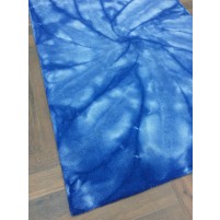 Handmade Woolen Shibori Blue Area Rug t-359 5x8