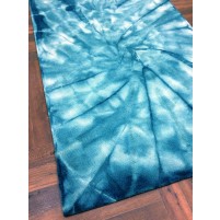 Handmade Woolen Shibori Blue Area Rug t-386 5x8