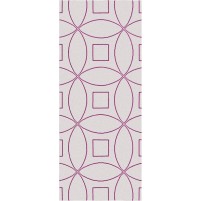 Tanesha TS3002 Beige/Purple 2'6x6 Rug