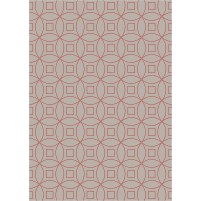 Tanesha TS3002 Brown/Red 9'9x13'9 Rug