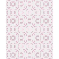 Tanesha TS3002 Silver/Raspberry 8x10 Rug