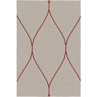 George TS3005 Brown / Copper Wool Hand-Tufted Rug - Rectangle 2' x 3'