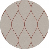 George TS3005 Brown / Copper Wool Hand-Tufted Rug - Round 4'