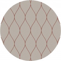 George TS3005 Brown / Copper Wool Hand-Tufted Rug - Round 6'