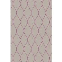 George TS3005 Brown / Purple Wool Hand-Tufted Rug