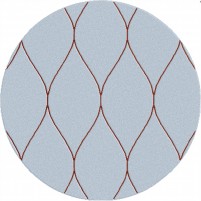 George TS3005 Grey / Copper Wool Hand-Tufted Rug - Round 4'