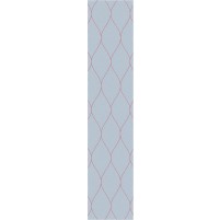 George TS3005 Grey / Pink Wool Hand-Tufted Rug - Runner 2'6" x 12'